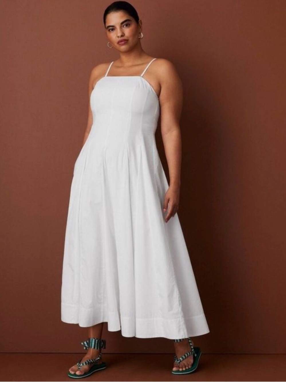 Madewell White Girls' Spaghetti-Strap Sundress